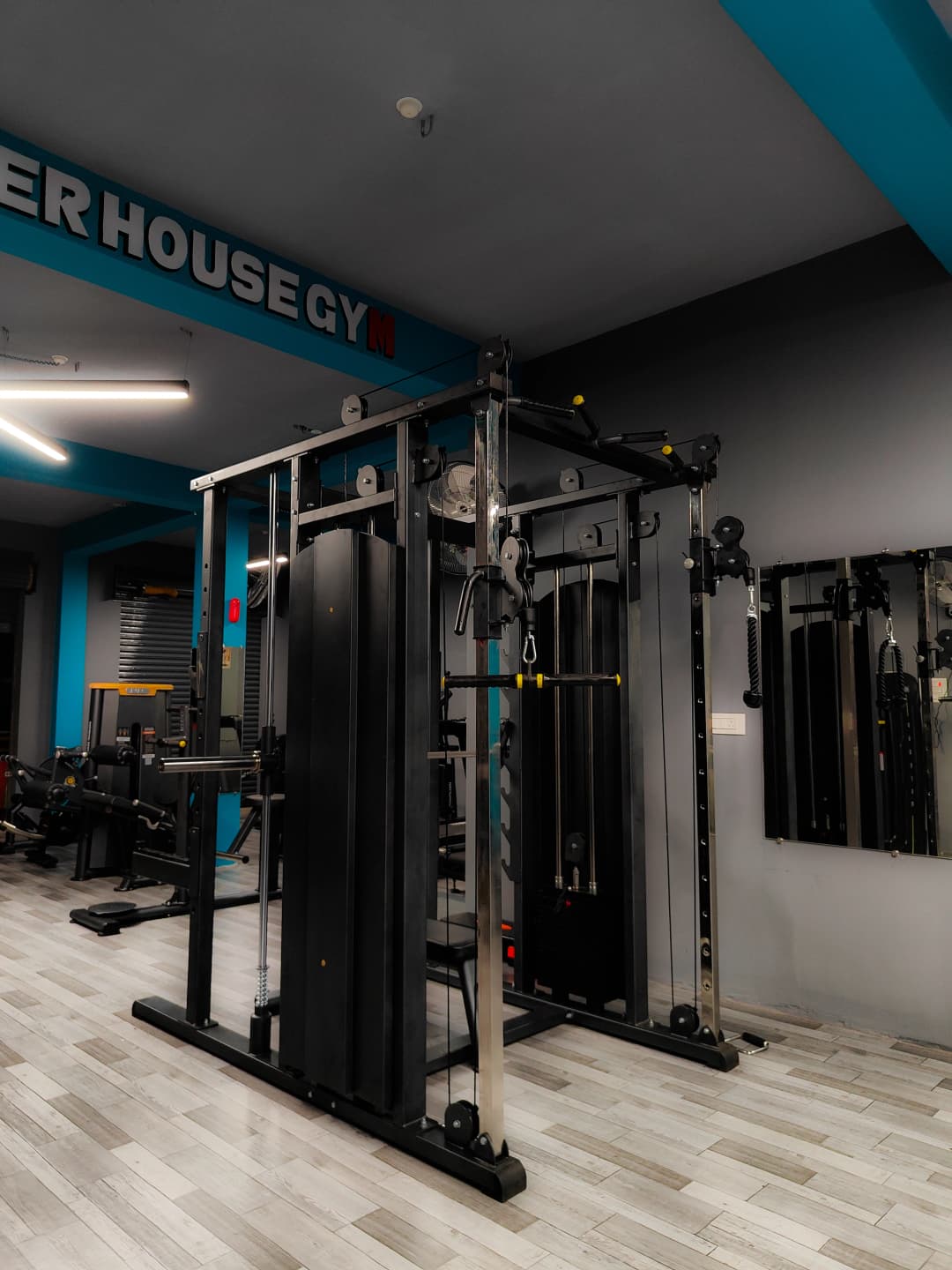Weight training area