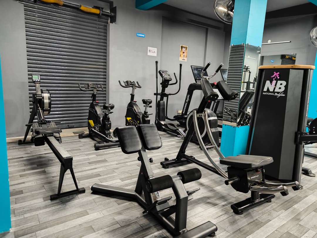 Weight training area