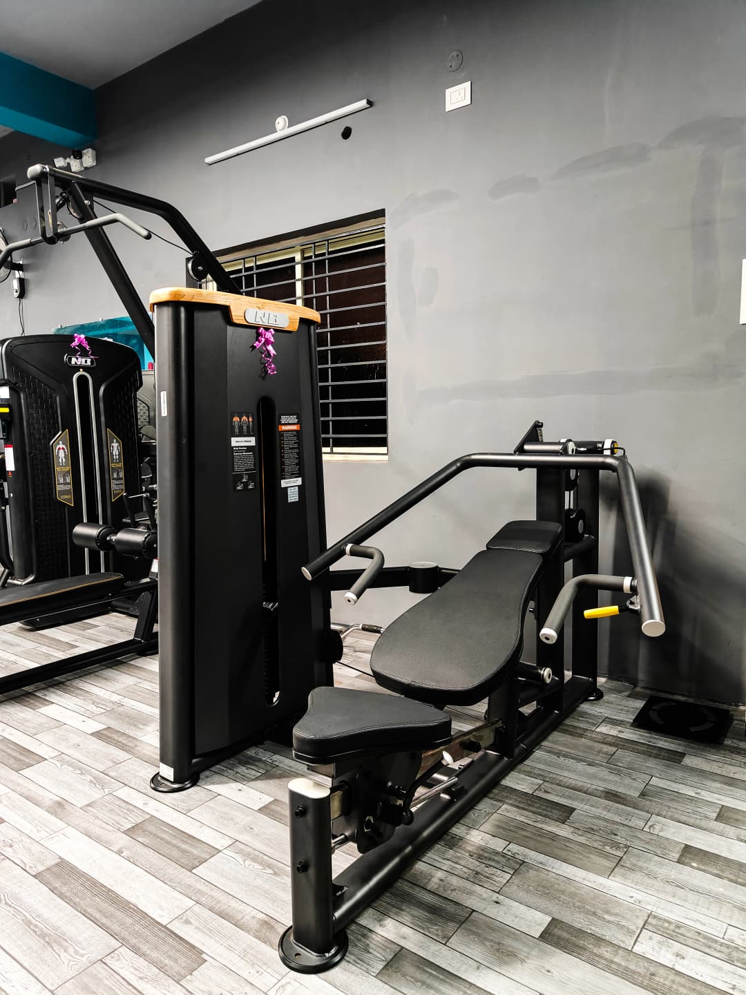 Weight training area
