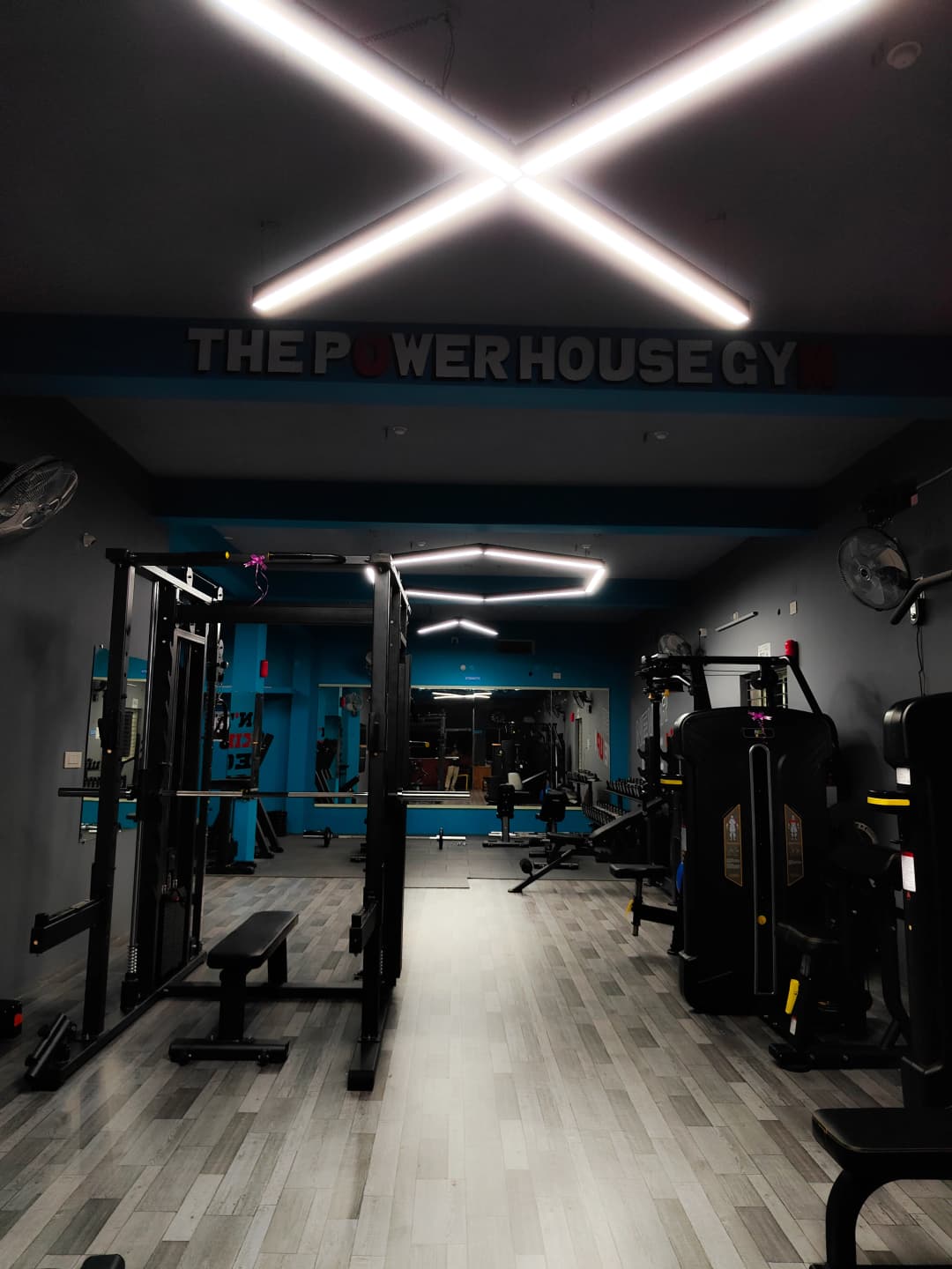 Weight training area