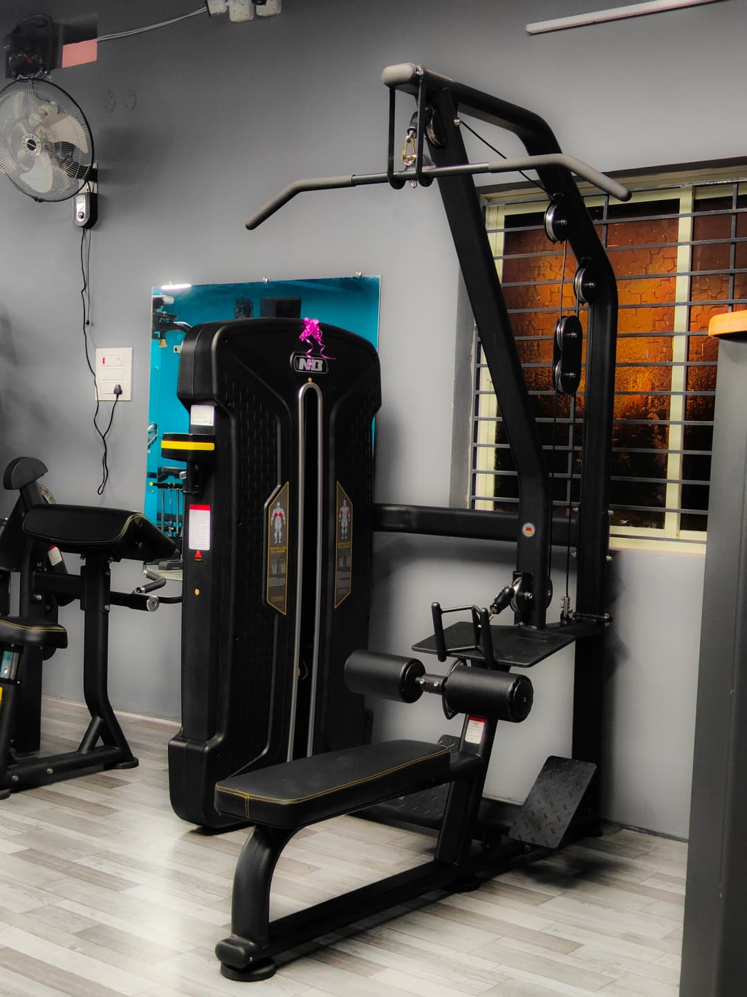 Weight training area